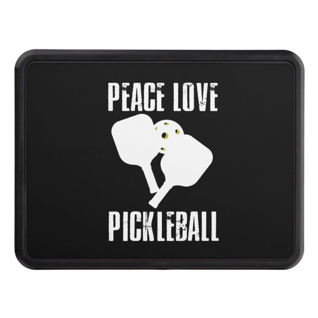 Funny Pickleball Trailer Hitch Cover (Front)