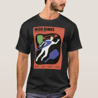 Funny Pickleball Zen Serving Cosmic Poster