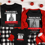 Funny Picture Matching Family Christmas Pajama T-Shirt<br><div class="desc">Get ready to spread some holiday cheer with our Men's Funny Picture Matching Family Christmas Pajama T-Shirt. Featuring a playful "North Pole Correctional" design, this shirt adds a humourous twist to your Christmas celebrations. Perfect for coordinating with your family's holiday outfits, it’s a fun way to bring everyone together for...</div>
