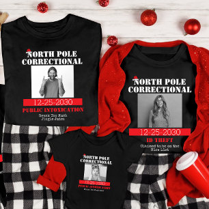 Funny Picture Matching Family Christmas Pajama T-Shirt