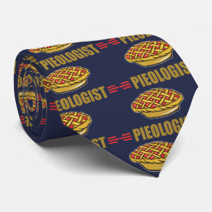 Funny Pieologist Cherry Pie Tie