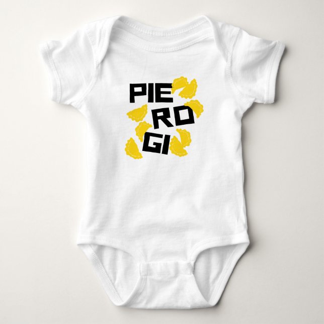 Funny Pierogi Baby Bodysuit (Front)
