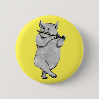 Funny Pig 2 Inch Round Button