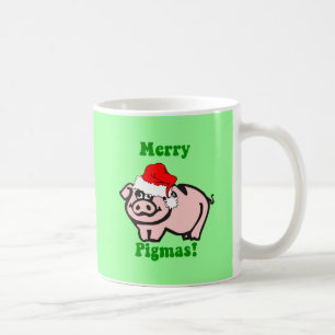 Funny pig Christmas Coffee Mug
