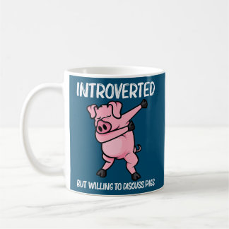 Funny Pig Design For Men Women Piglet Hog Piggy Coffee Mug