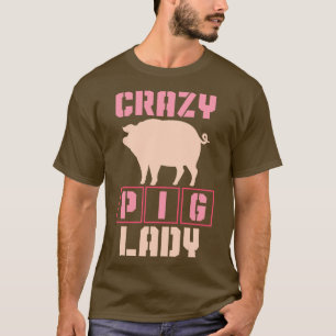Funny Pig Mom Gift Women Animal Farm Pig T-Shirt