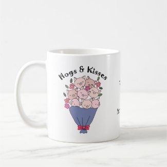 Funny Pig Mothers day gift Personalized with Name
