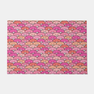  Funny Pig Pattern Doormat