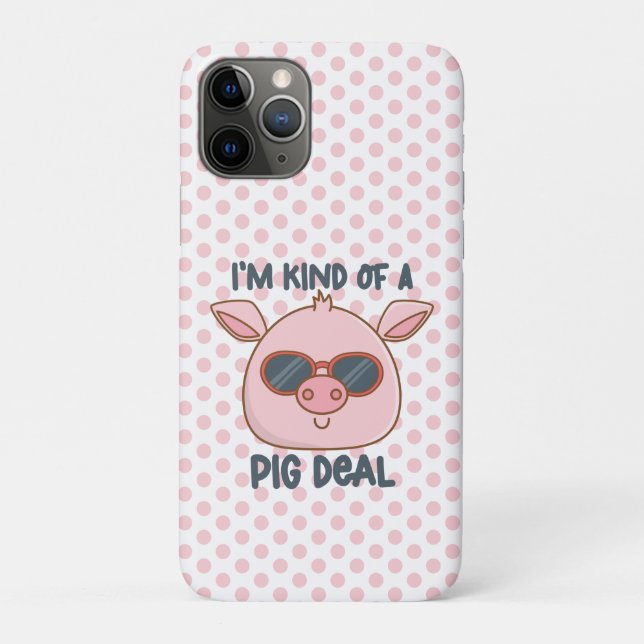 Funny Pig Pun  Case-Mate iPhone Case (Back)