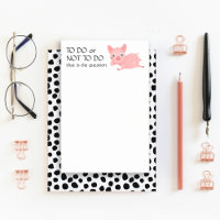 Funny Pig To Do or Not To Do List