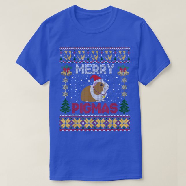 Funny Pigmas Guinea Pig Ugly Christmas Sweaters  (Design Front)