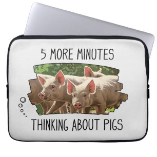 Funny Pigs Laptop Sleeve