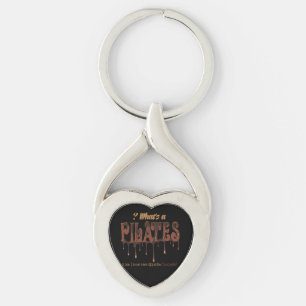 Funny Pilates Dipped in Chocolate Keychain