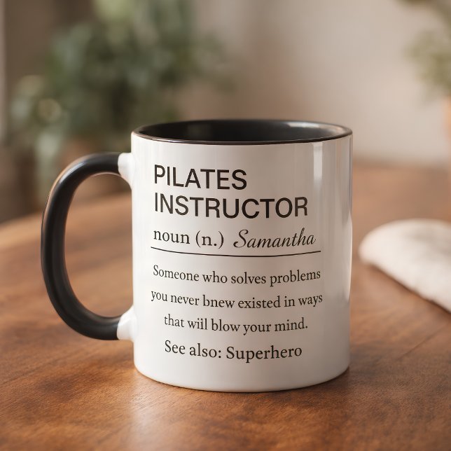 Funny Pilates Instructor Definition Mug (Creator Uploaded)