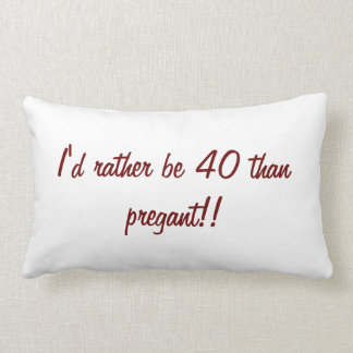 Funny pillow 40 year old birthday gift