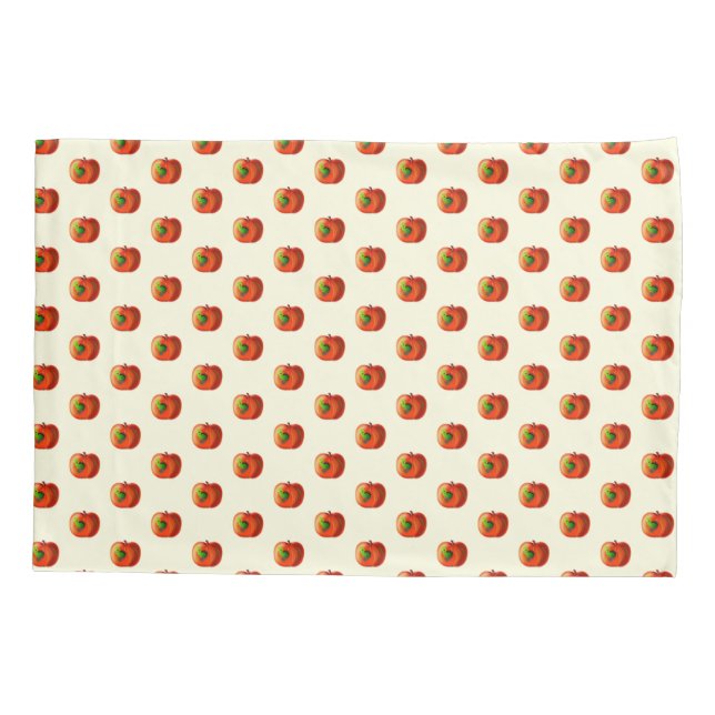 Funny Pillow Case with Happy Worm (Back)