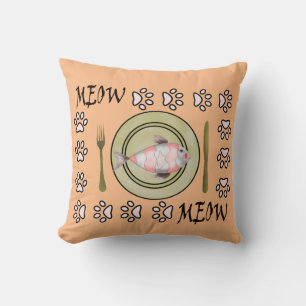 funny pillow for cat lovers