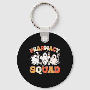 Funny Pills Pharmacy Pharmacist Squad Cute Hallowe Keychain
