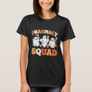 Funny Pills Pharmacy Pharmacist Squad Cute Hallowe T-Shirt