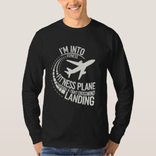 Funny Pilot Art Airplane Flight Enthusiasts For Me T-Shirt