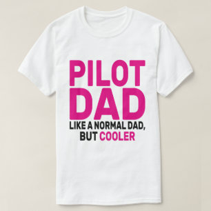 Funny Pilot Art For Dad Pilot Aviation Airplane T-Shirt