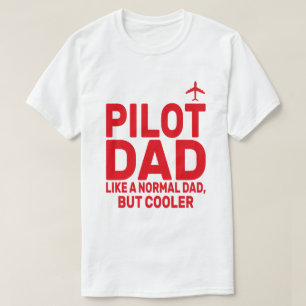 Funny Pilot Art For Dad Pilot Aviation Airplane  T-Shirt