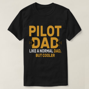 Funny Pilot Art For Dad Pilot Aviation Airplane  T-Shirt
