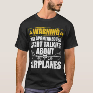 Funny Pilot Art For Men Women Aviation Pilot Airpl T-Shirt