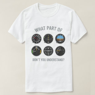 Funny Pilot Art Men Women Aviation Airline Pilot T-Shirt