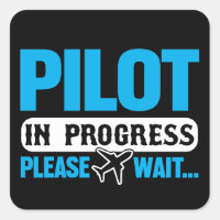 Funny Pilot in Progress Flight School Student