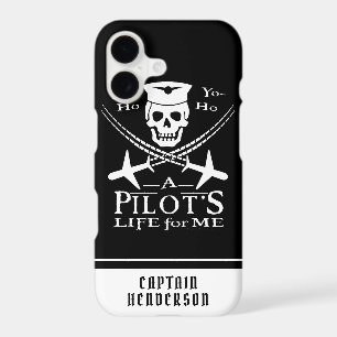 Funny Pilot Skull Airplanes Pirate Humour Custom