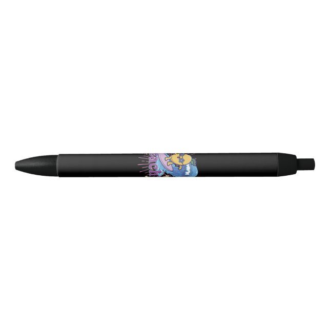funny pineapple black ink pen (Front)