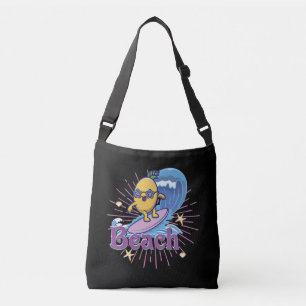 funny pineapple crossbody bag