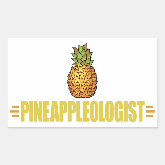 Funny Pineapple Lover Sticker (Front)