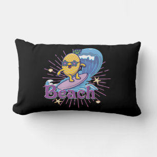 funny pineapple lumbar pillow