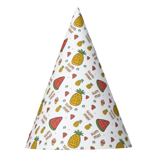 funny pineapple party hat (Front)