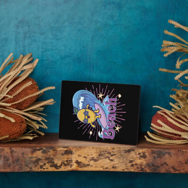 funny pineapple plaque (Side)