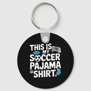 Funny Pineapple Soccer Cartoon Fruit Sports Footll Keychain