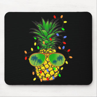 Funny Pineapple Xmas Tree Summer Christmas In July Mouse Pad