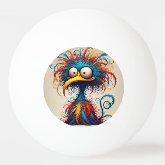 Funny ping pong ball