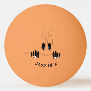 Funny Ping Pong Ball with Curiosity Eyes Good Luck