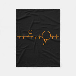 Funny Ping Pong Gift For Men Women Table Tennis He Fleece Blanket