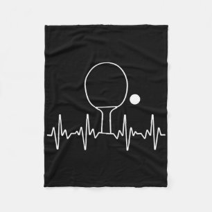 Funny Ping Pong Gift For Men Women Table Tennis He Fleece Blanket