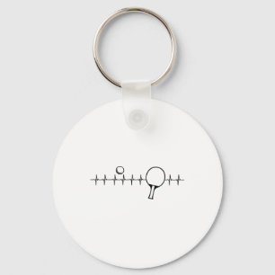 Funny Ping Pong Gift For Men Women Table Tennis He Keychain