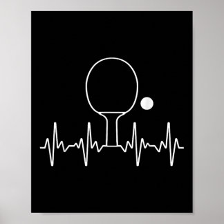 Funny Ping Pong Gift For Men Women Table Tennis He Poster
