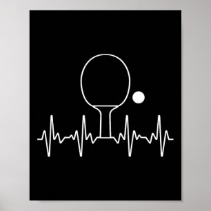 Funny Ping Pong Gift For Men Women Table Tennis He Poster