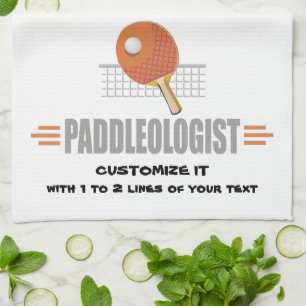 Funny Ping Pong Kitchen Towel