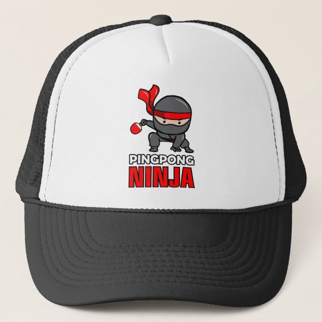 Funny Ping Pong Lovers - Table Tennis Lovers Trucker Hat (Front)