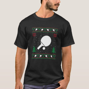Funny Ping Pong Santa Hat Ugly Christmas Sweat P