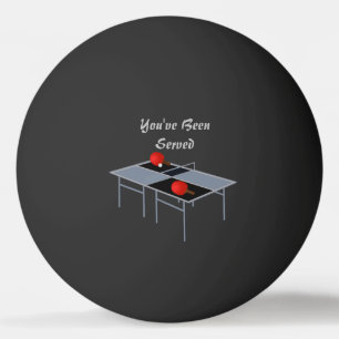 Funny Ping Pong Table Served Design, Ping Pong Ball